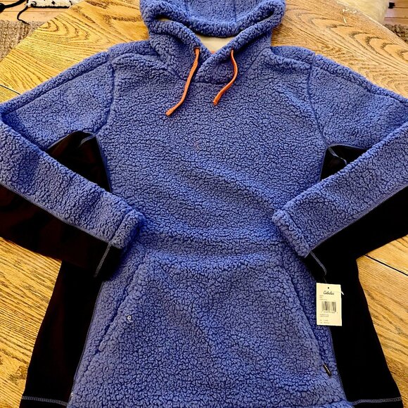 CABELAS gorgeous blue lamby cozy fleece w/hand pockets/NWT/WXL - Picture 1 of 7